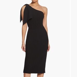 Dress the Population | Skirts | Dress The Population Ferra Strapless Ruched  Fitted Midi Dress | Poshmark